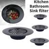 Stainless Steel Sink Strainer Anti Clog Mesh Trap Waste Catcher  Kitchen Bathroom Accessories