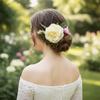 Bohemian Flower Hair Comb Hair Clip Wedding Bride Accessories  Water Splashing Festival
