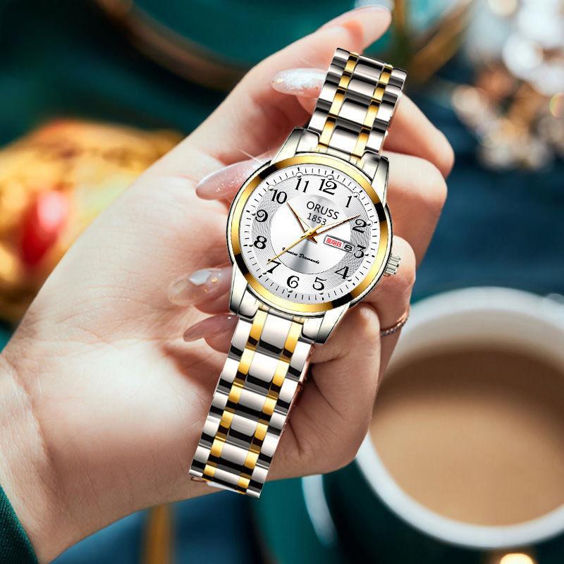 Водонепроницаемые женские часы Женские наручные часы Кварцевые женские женские часы из вольфрамовой стали