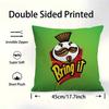 Moustache Man Pringles-S Cushion Cover Decorative Pillow Sofa Home Decor Case Pillow Cases