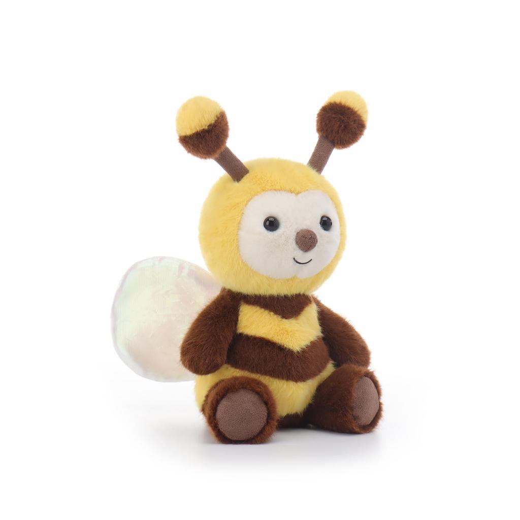 Apricot Lamb Clever Bee Plush Toy for Soft and Fluffy Clever Bee for Girls and 22cm Kids, Cute, Boys,