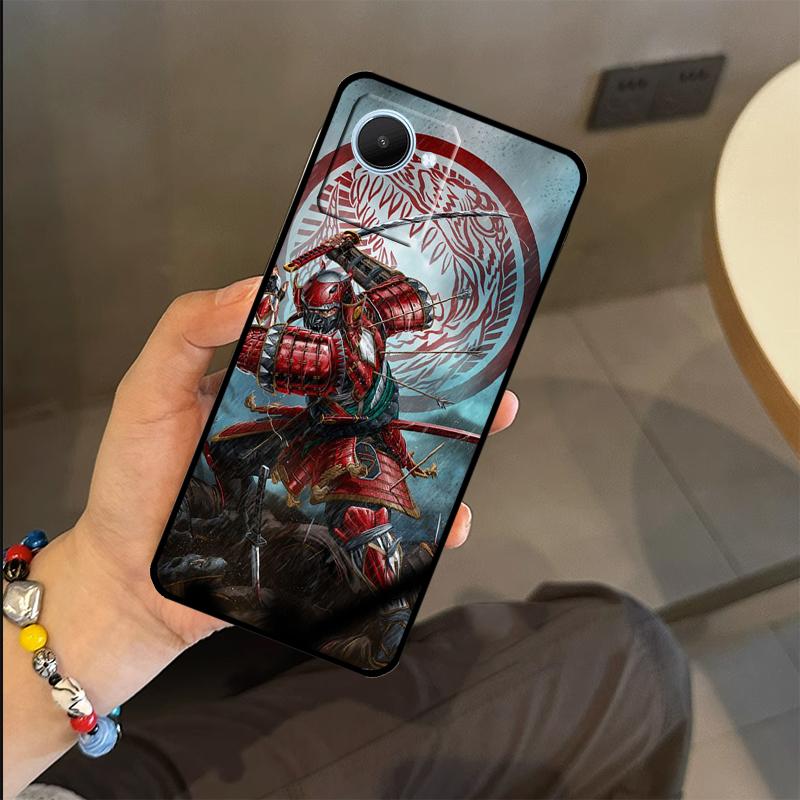 Japan Ninja Samurai Red Sun Case For Realme C53 C55 C51 C25 C63 C61 C65 C67 C71 C75 GT6 GT7 Pro 11 12 13 14 15 Pro Plus