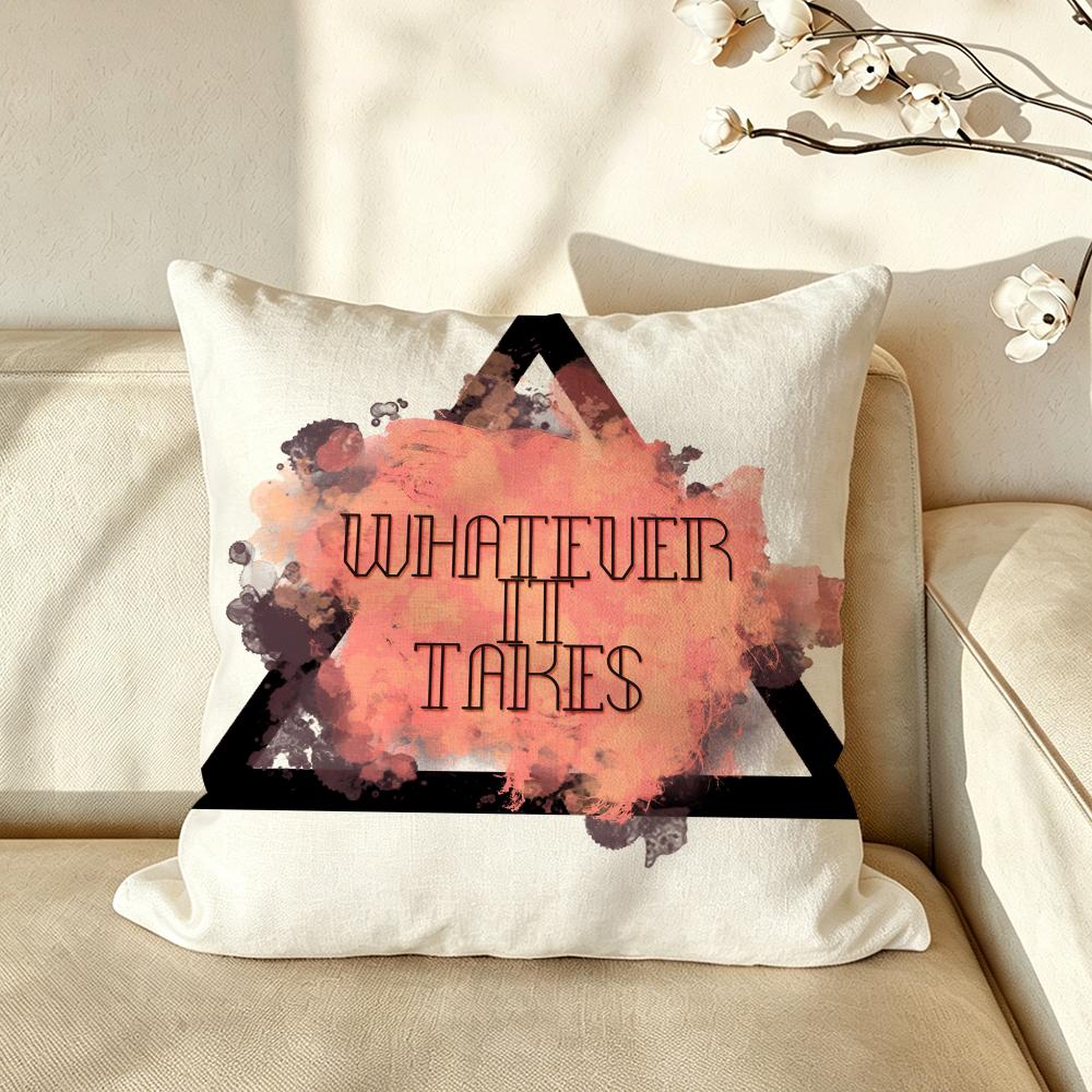 Band IImagineDDragons Cushion Cover Pillow Case Antidustmite Pillowcase Silky Short Plush Sofa Cushion Cover hot
