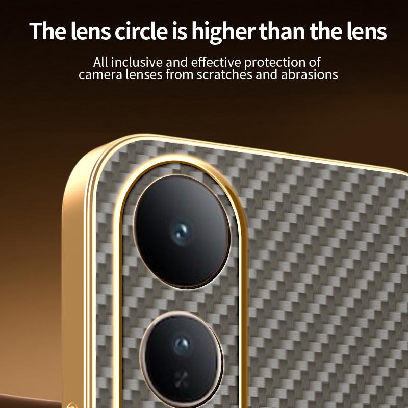 Case For vivo V50 Lite New Electroplating Kevlar Magnetic Frosted Cover For vivo V50Lite Shockproof Bumper Funda