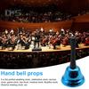 Vintage Alloy Hand Bell with Plastic Handle Super Loud Heavy Duty Wedding Animal Training Dinner Meditation Musical Teaching Service Call Bell