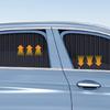 Регулируемый автомобильный солнцезащитный козырек для бокового окна Быстрая установка Шторка на боковое окно Материал: полиэстер Солнцезащитная шторка для окна