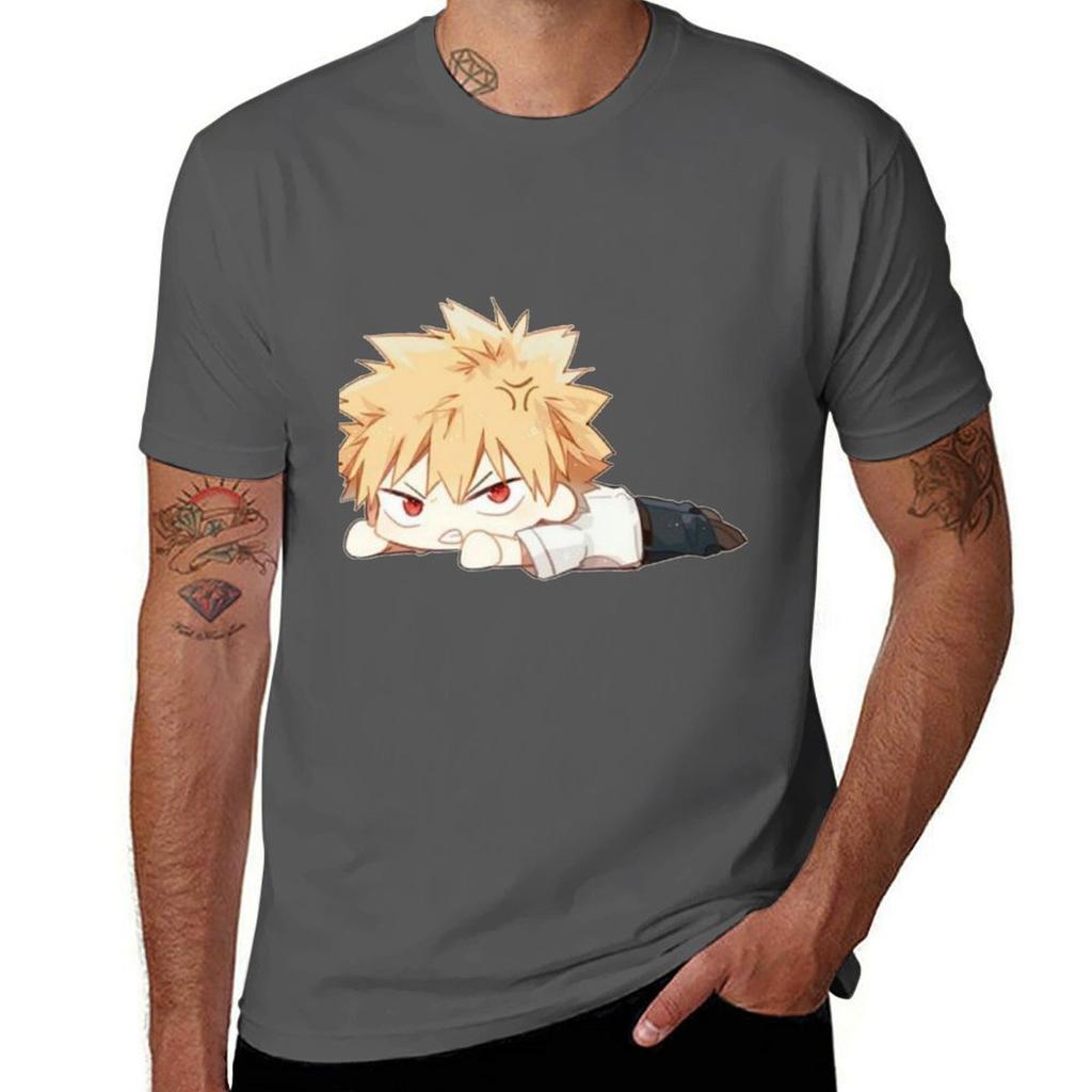 Cute Bakugou Katsuki Chibi Bnha Tshirt Urban Style Print Tshirt