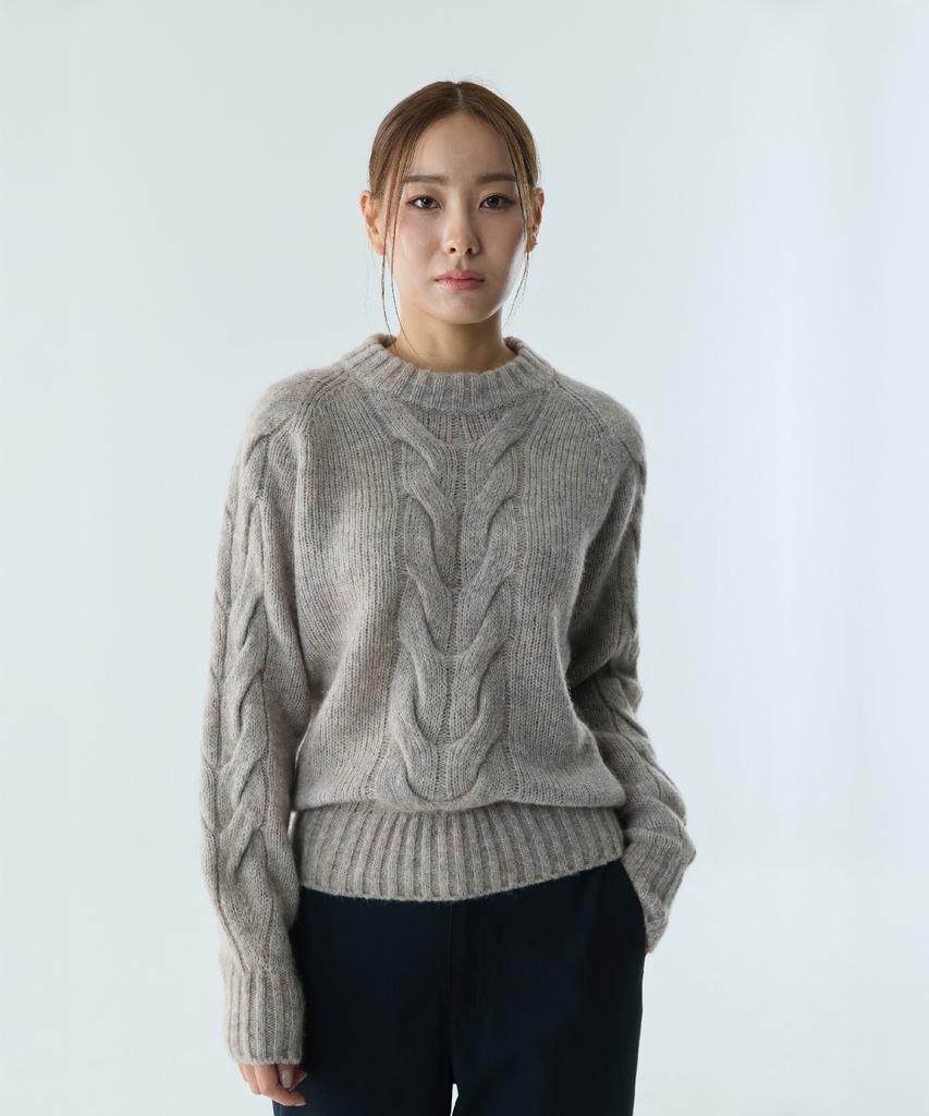 Aigle Women'S Cable Knit Aiw25Wkni004Sab