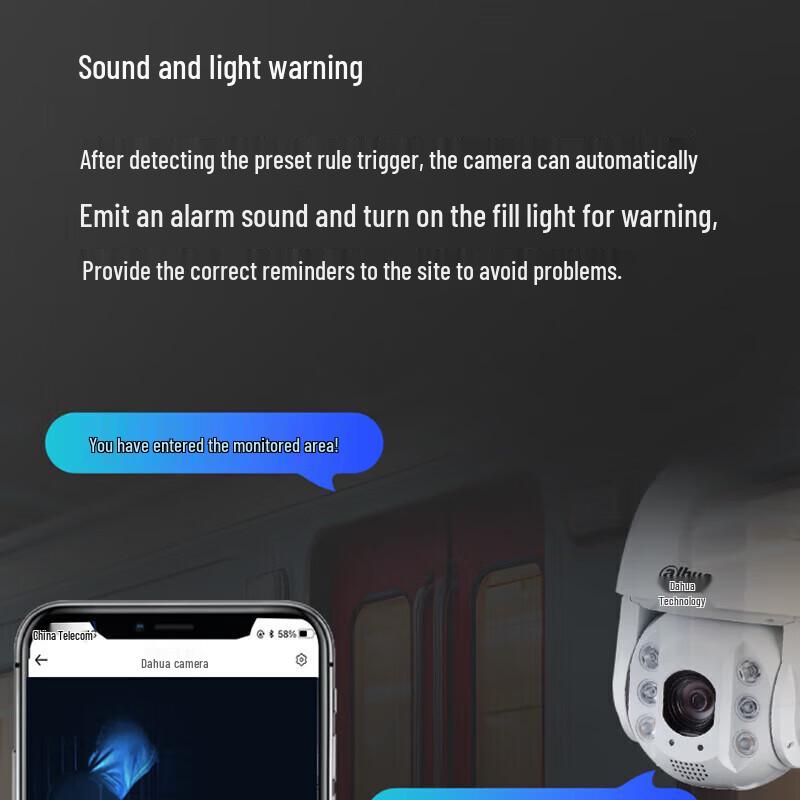 Dahua Super Max 4MP 23x Zoom PTZ AI Security Camera CN plug (adapter included)