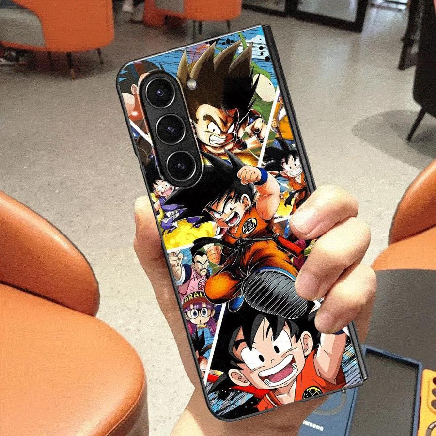Чехол Dragon Ball Красивый Гоку для Samsung Galaxy ZFold4 Z Fold 7 6 5 4 3 ZFold3 ZFold5 ZFold6 ZFold7 Задняя крышка телефона