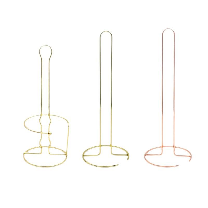 Скандинавская кухня Вертикальный держатель для салфеток - Безударный гальванизированный металлический стенд для салфеток