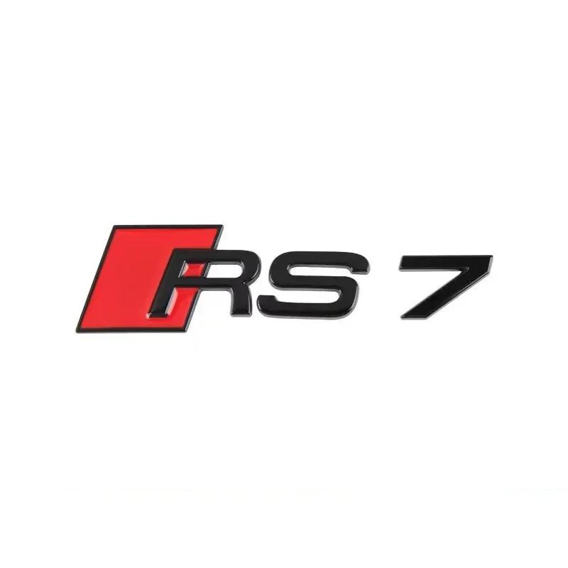 Car ABS Letter Emblem Q5 RS series Fender Trunk Rear Styling Sticker Accessory For RS3 RS4 RS5 RS6 RS7 RS8