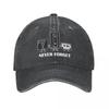 Never Forget Men Women Baseball Cap Sarcastic Distressed Washed Caps Hat Casual Outdoor Running Golf Headwear