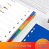 HUA JIE Цветные разделители для папок A4