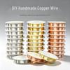 Copper Wire for DIY Colorful Hairpins and Accessories