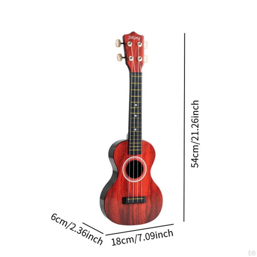 Детская музыкальная игрушка укулеле, четырехструнная гитара, легкий инструмент для маленьких учеников
