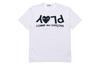 Футболка Comme Des Garcons Play с перевернутым текстом AZ-T068-051-1