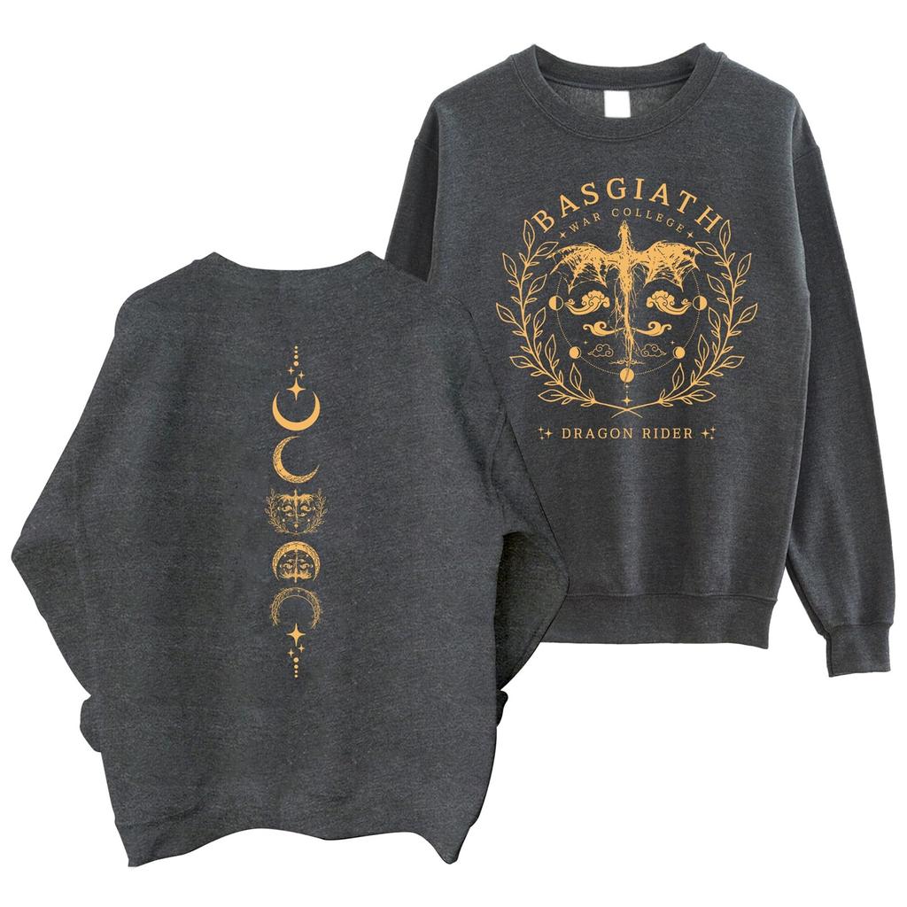 Women's Fashion Casual Round Neck Loose Long Sleeve Fourth Sweatshirt Printed Sweatshirt