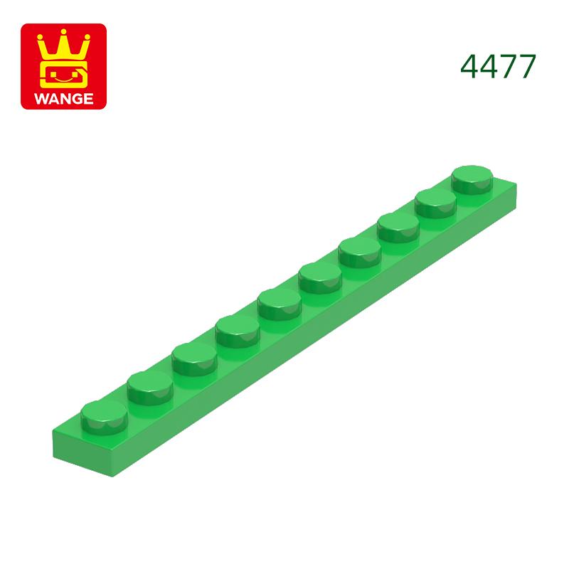 Нетоксичный 61 шт./лот 4477 1x10 Тонкий строительный блок Аксессуары Moc Совместимый с Кирпичами Детские игрушки Подарочная коробка