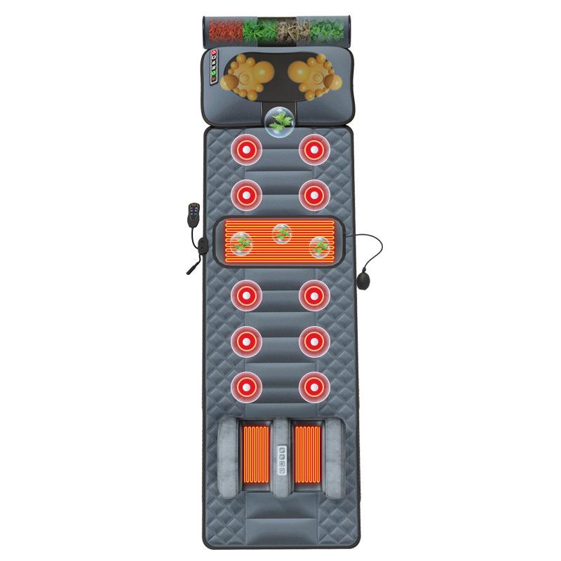 Массажная подушка с подогревом всего тела и воздушной подушкой для плеч, шеи и талии