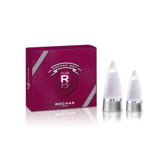 Parfum - Rochas Man - Eau de Toilette (Eau fraîche) - Coffret 2 pièces (100 ml + 50 ml) - Famille florale