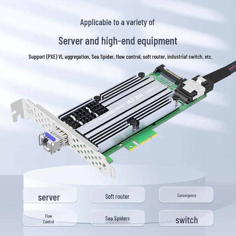 EB-LINK Mellanox ConnectX-4 M.2 to 25G Network Adapter (CN version)