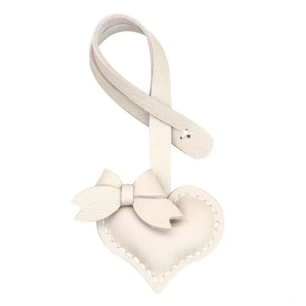 Fashion PU Leather Keyring Car Key Holder Daisy Bag Pendant Cute Bow Heart Keychain  Birthday Gift