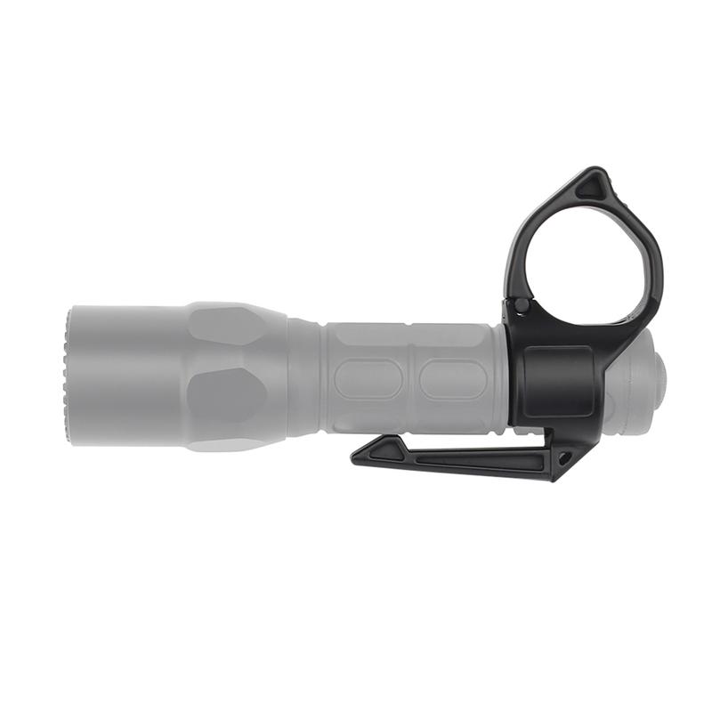 Flashlight Holder Anti-slip Finger Ring Flashlight Adapter Compatible Pocket Clip Accessories Outdoor Portable Equipment
