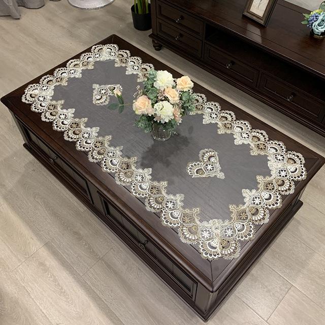Европейская прямоугольная салфетка на кофейный столик – кружевная скатерть в западном и китайском стиле