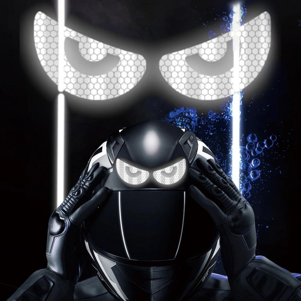 Светоотражающие наклейки на шлем мотоцикла Предупреждающие знаки для электромобилей и мотоциклов Светоотражающие наклейки Шлемы DIY Декоративные аксессуары