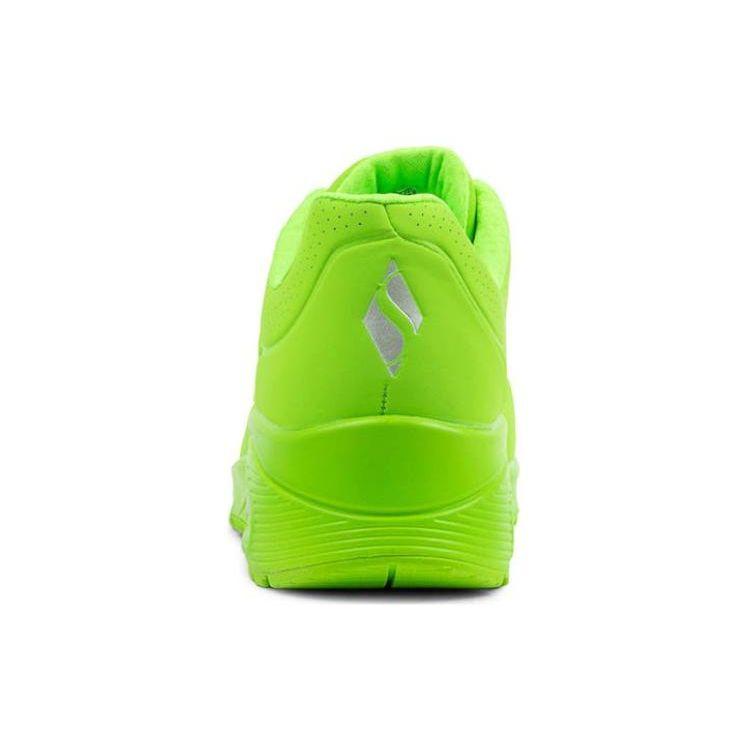 Skechers Uno Удобные Повседневные Кроссовки Низкие Женские Зеленый 73667-LMGN