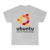 Мужская серая футболка Ubuntu Linux Размеры S-5XL