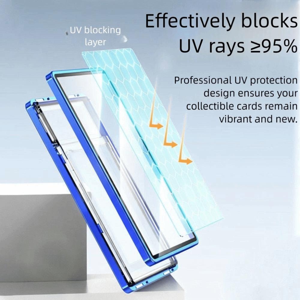 Aluminium Frame PSA/CGC Graded Cards Protector UV Protection Magnetic Case Card Display