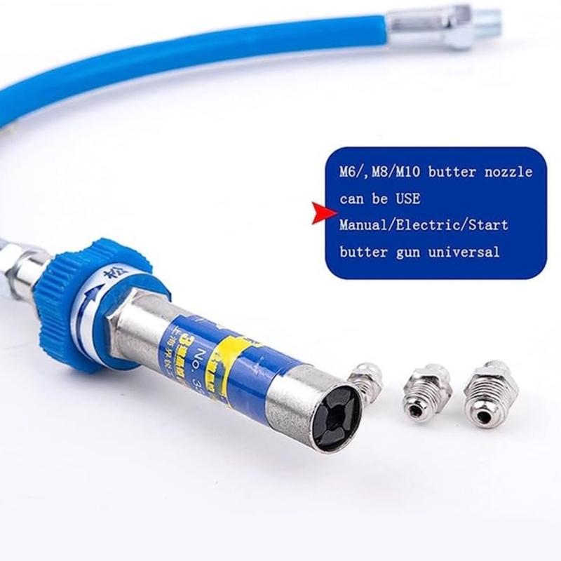 Universal Ergonomic Heavy Duty Grease Efficient Lubrication Coupler High Pressure Adapter Rapid Locking Release Function