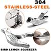 Соковыжималка для лимона из нержавеющей стали, ручная соковыжималка для цитрусовых, лайма, апельсина, фруктовый пресс, ручной отжим, металл для кухонных принадлежностей