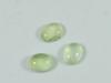 10Cts. Натуральный зеленый пренит овальный кабошон россыпью драгоценный камень 03 шт. лот 7X10MM RQ-1937