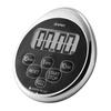 Dretec Kitchen Timer Stopwatch with Magnet, Waterproof, and Clock, Chrome Plated