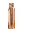 Pure Copper Water Bottle with Plain Shine Finish Design, Drinkware, Storage Purpose, Volume-900 ML, Pack of 1
