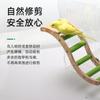 Pet Parrot Toy Colorful Ladder Wood Birds Ladder for Cage Funny Grinding Sticks Climbing Toy Bird Cage Accessories