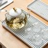 Fruit Dryer Tray Rectangle Plastic Dish Drainer Hot Dish Racks  Kitchen Organizer