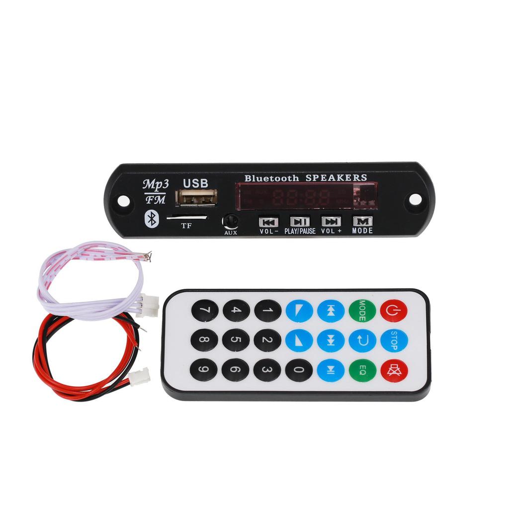 Bluetooth 5.0 Car MP3 Audio Decoder & FM Radio Module