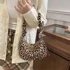 Трендовая однотонная сумка-облако женская новая с принтом модная леопардовая подмышечная сумка на одно плечо и сумочка CLE