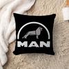M-Man Truck Logo Pillow Gifts Home Office Furnishings Bedroom Sofa Car Cushion Cover Case 45X45Cm