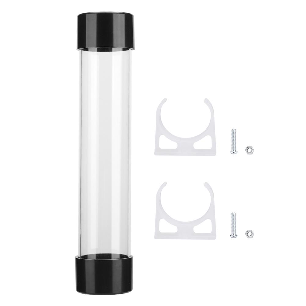 Transparent Cylindrical Computer Water Cooling Water Tank 240MM for Practicality