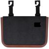 Foldable Car Storage Organizer Waterproof Seat Back Hanging Trash With Small Table Convenient Auto Storage Bag