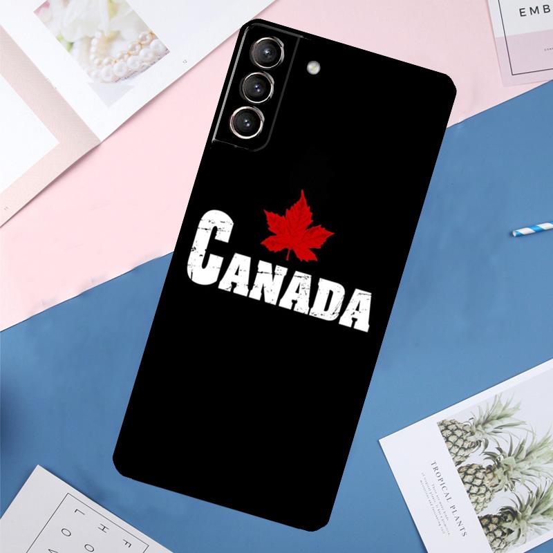 Canada Canadian Flag Case For Samsung Galaxy S24 Ultra S21 S22 S23 S25 Ultra S9 S10 Plus S20 FE S25 FE Back Cover