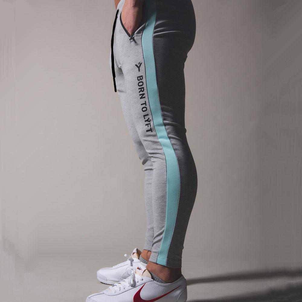 Men Jogger Pants Gym Fitness Cotton Sweatpants Running Sports Training Skinny Trousers Track Pants
