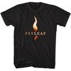 Черная футболка Flyleaf с логотипом Flame для взрослых, унисекс
