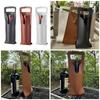 Leather Wine Bag Wine Gift Bag Bottle Carriers Perfect for Wine Tasting Parties