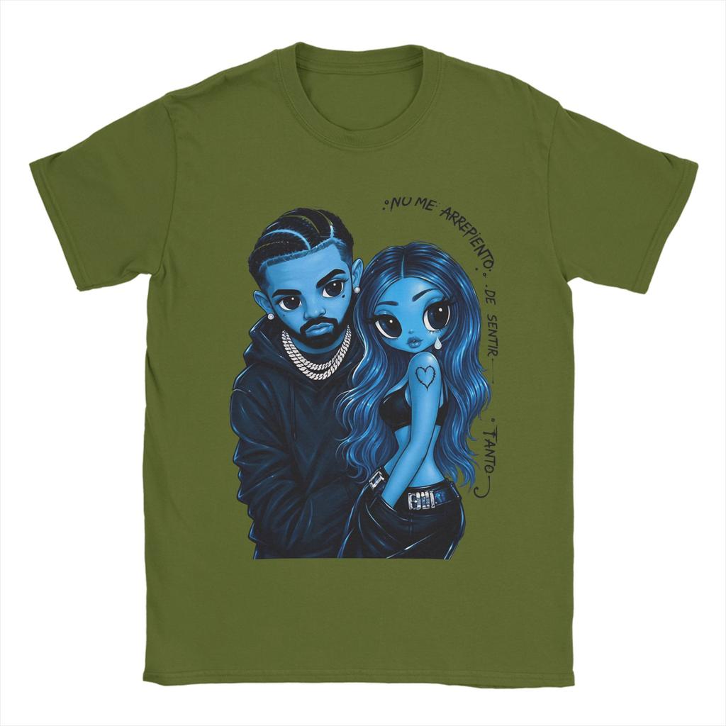 Karol G Cartoon Blue Music Unisexs T Shirt Awesome Tee Shirt Short Sleeve Crew Neck Tshirts Pure Cotton Gift Idea Tops